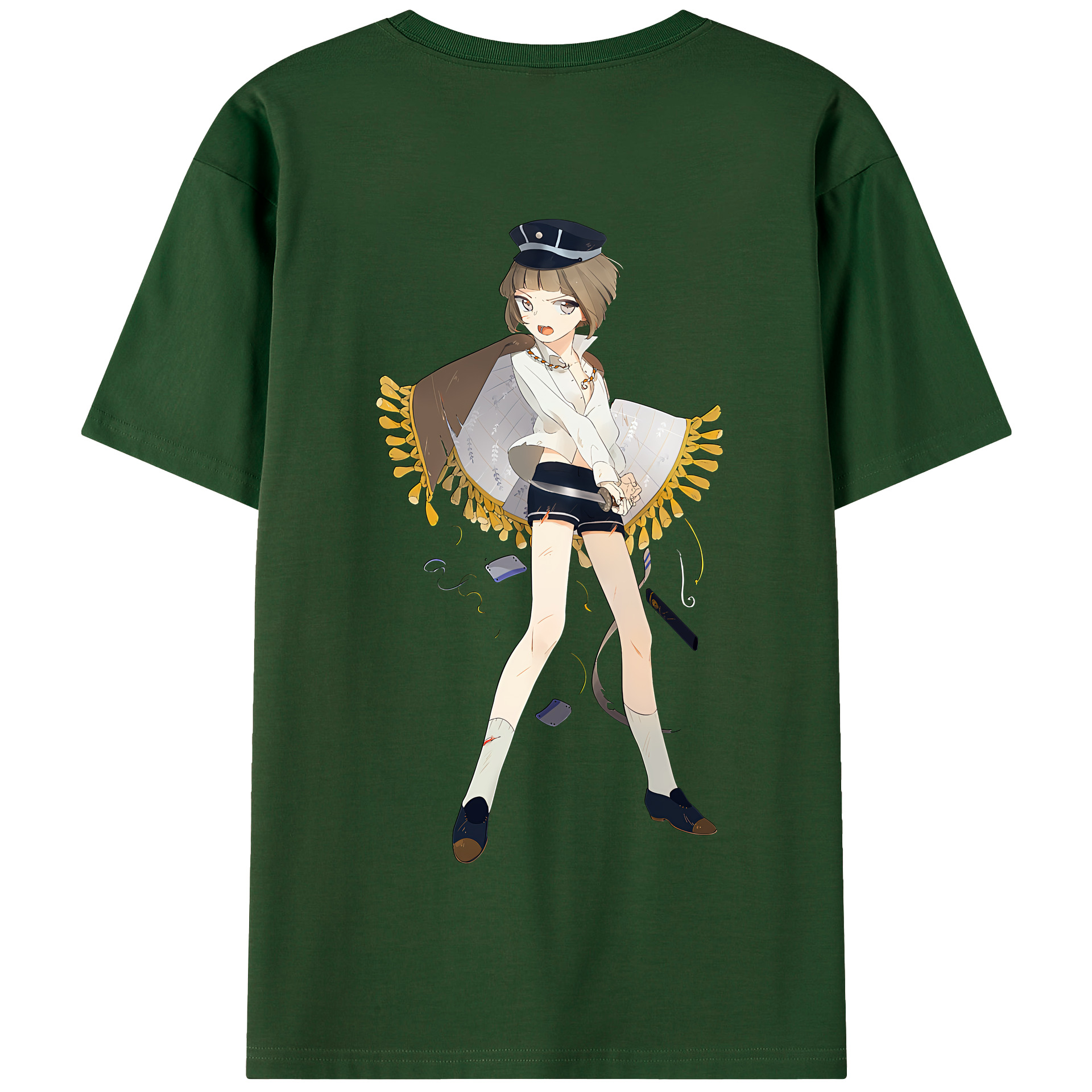 （画像用） 刀剣乱舞 Touken Ranbu 綿100％半袖Tシャツ（背面プリント）
